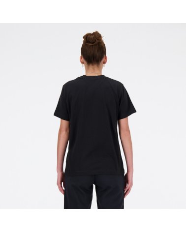 New Balance French Terry Stacked Logo Crew T-Shirt