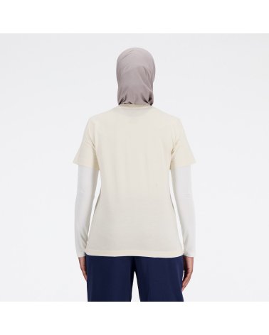New Balance French Terry Stacked Logo Crew T-Shirt
