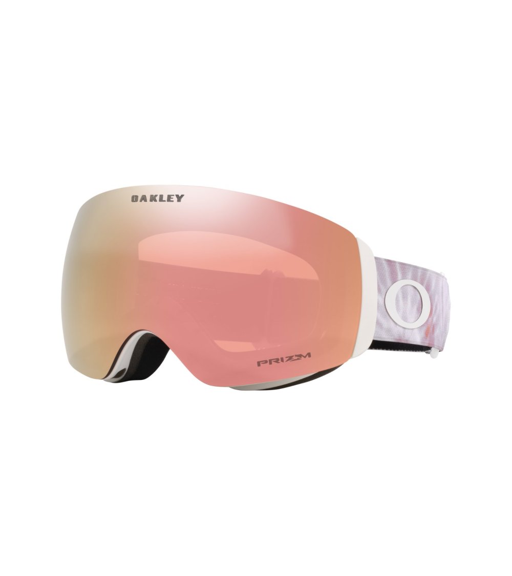 Oakley Flight Deck ski goggles with mirrored lens