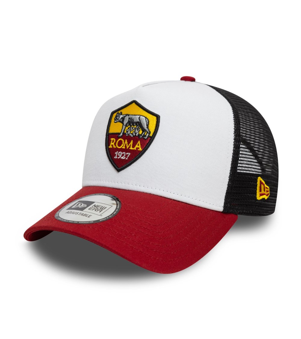 New Era Trucker Cap flacher Schirm AS Roma