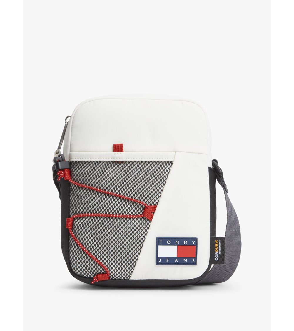 Tommy Hilfiger bolsa bandolera con panel de malla