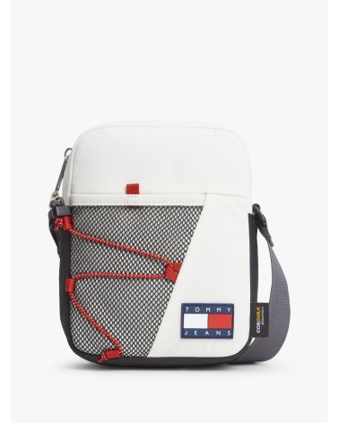 Tommy Hilfiger bolsa bandolera con panel de malla