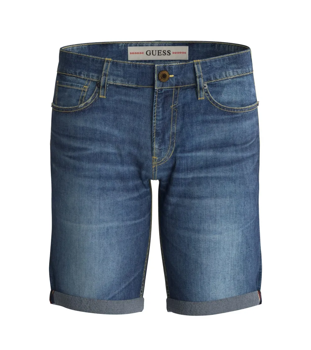 Guess shorts en denim avec ourlet roulé
