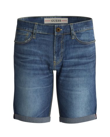 Guess Denim Shorts mit umgeschlagenem Saum