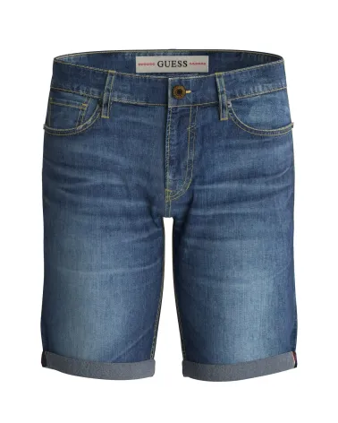 Guess denim shorts with rolled hem