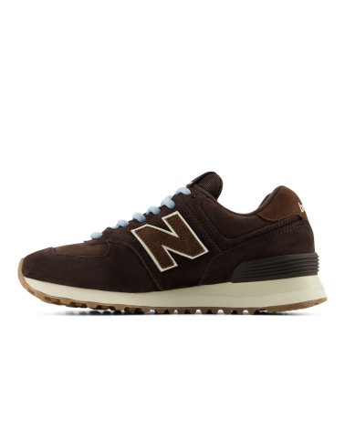 New Balance sneakers basse in mesh e camoscio