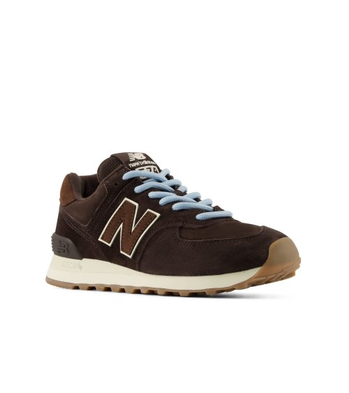 New Balance sneakers basse in mesh e camoscio
