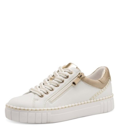 Marco Tozzi sneaker lacets et zip latéral