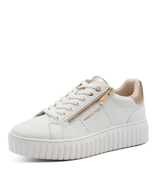 Marco Tozzi low sneakers with laces and zip