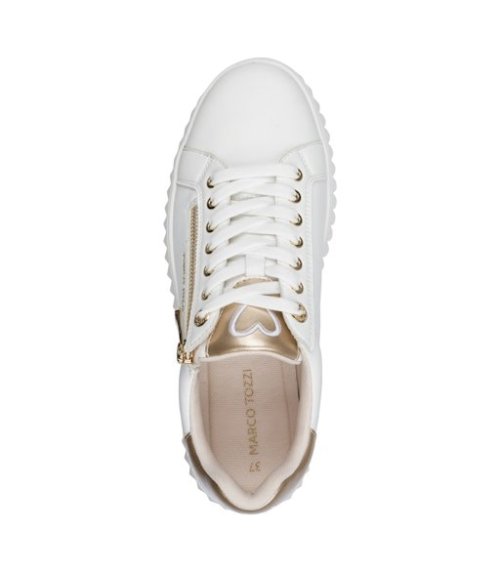 Marco Tozzi sneakers basse con lacci e zip