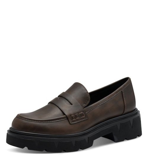 Marco Tozzi mocassins semelle haute