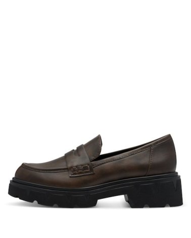 Marco Tozzi mocasines suela alta