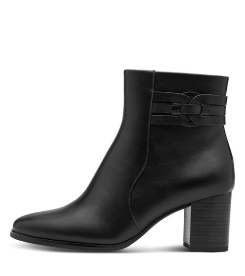 Marco Tozzi ankle boots with heel and zip