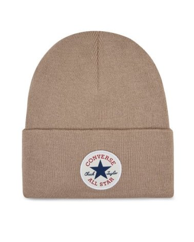 Converse bonnet en tricot avec revers et logo
