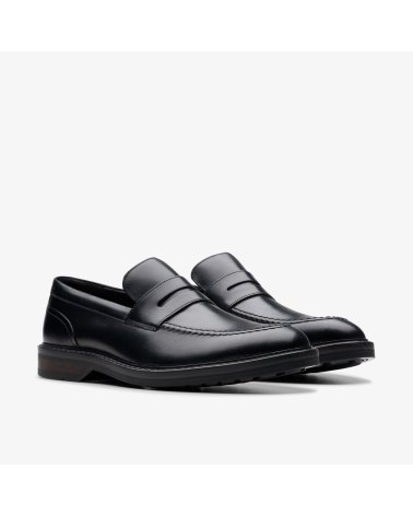 Clarks Aldwin Step mocasines de cuero
