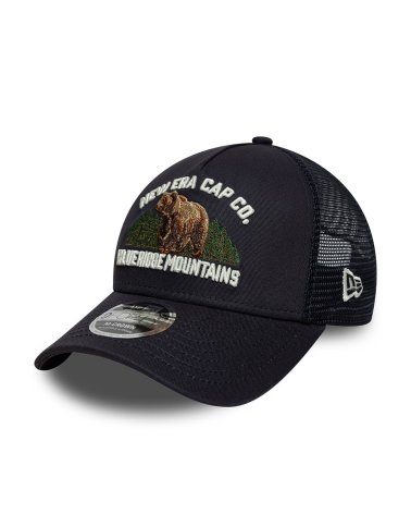 New Era gorra con visera y malla