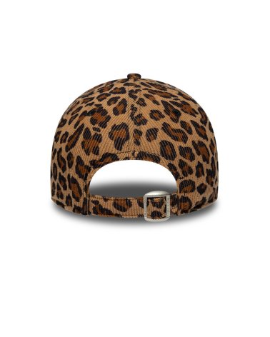 New Era 9Forty leopard cord cap