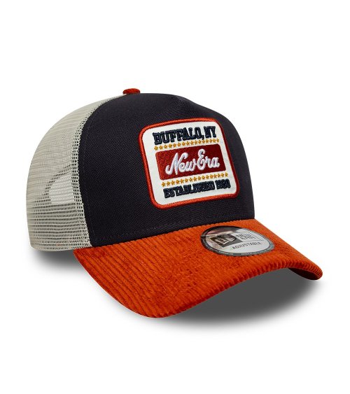 Gorra New Era con visera curva y malla