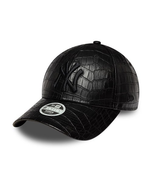 New Era gorra visera curva efecto piel