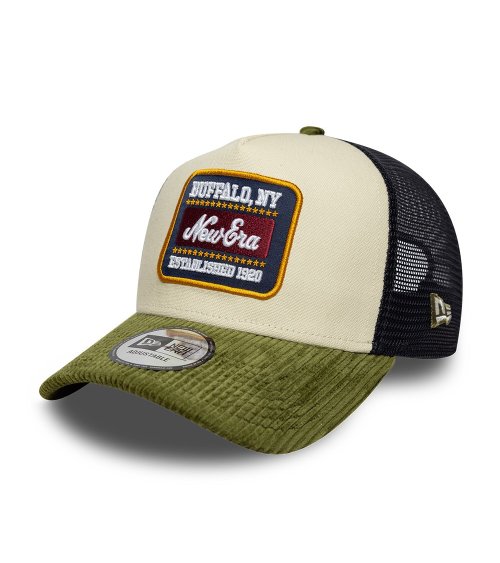 New Era trucker cap with patch