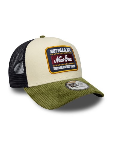 New Era trucker cap with patch