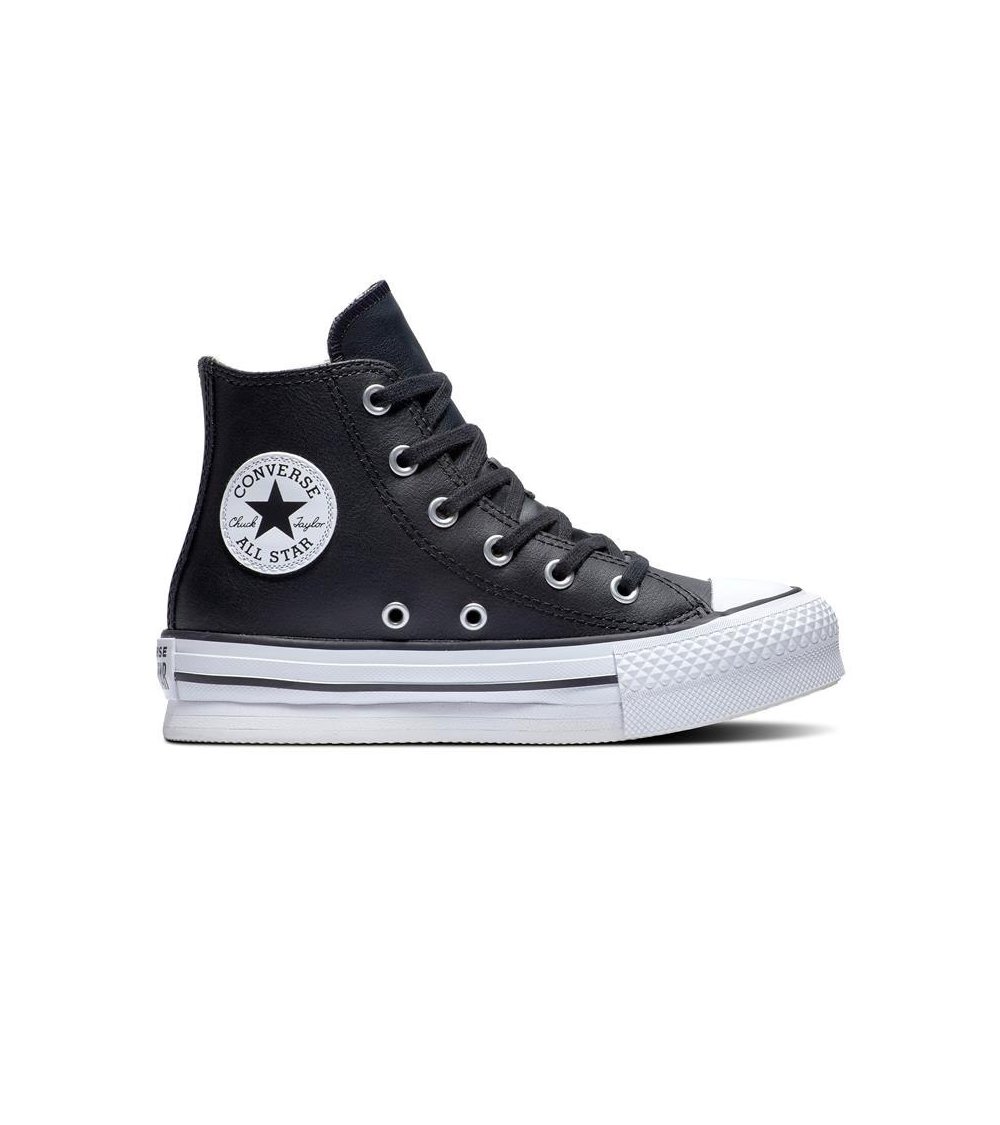Converse high platform sneakers