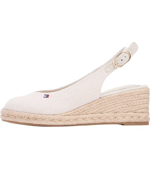 Tommy Hilfiger slides with strap and woven sole