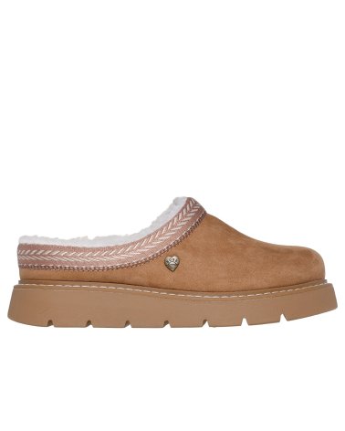Chausson Skechers avec sangle en daim