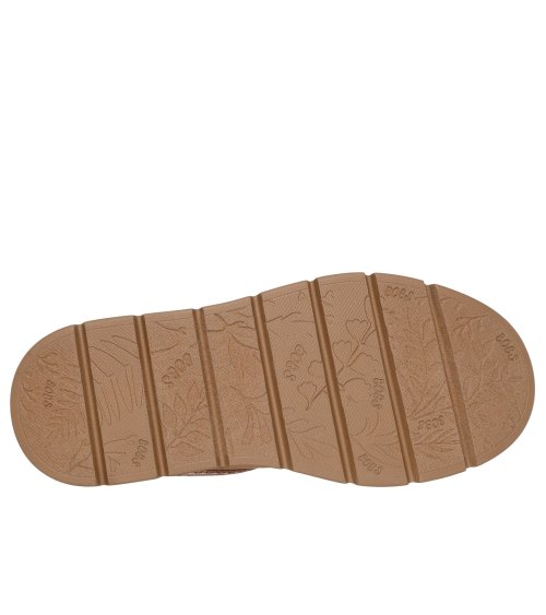 Chausson Skechers avec sangle en daim