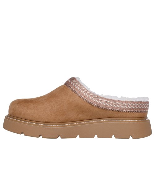 Skechers Pantoffel mit Wildlederriemen