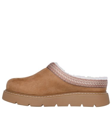Chausson Skechers avec sangle en daim