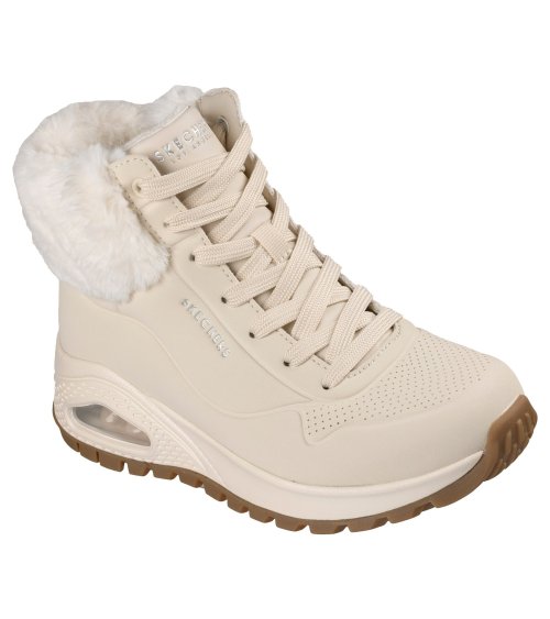 Skechers Uno Rugged bottines avec lacets et fourrure