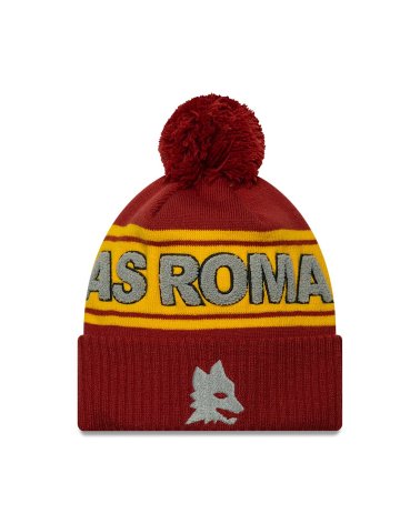 New Era AS Roma beanie with pompom