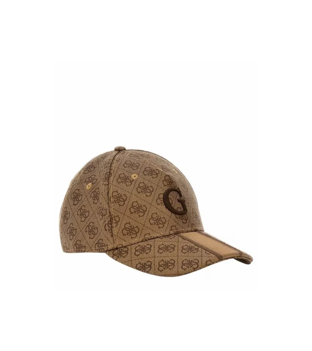 Guess cappello trucker in gabardine con logo