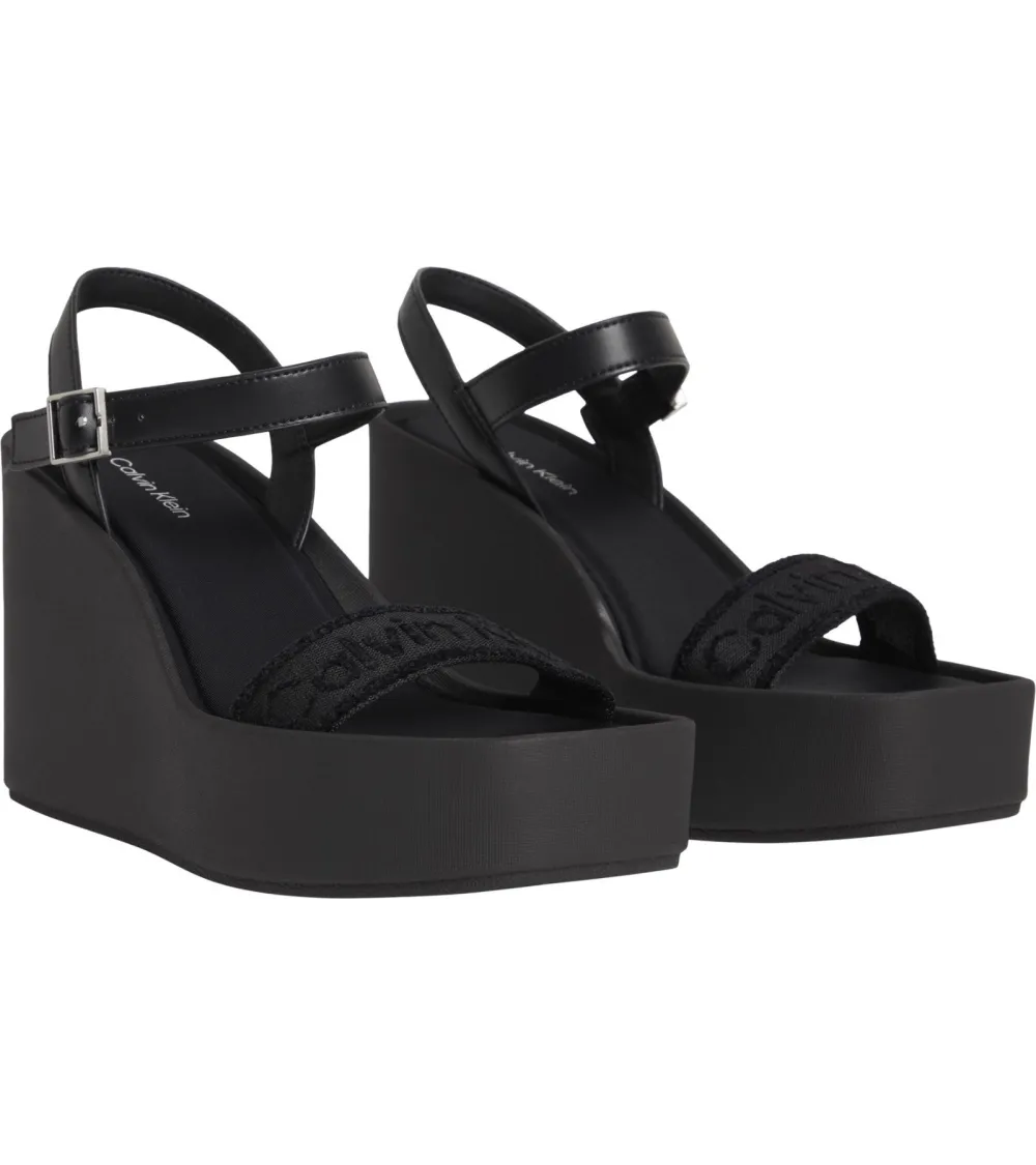 Calvin Klein claquettes bande et sangle