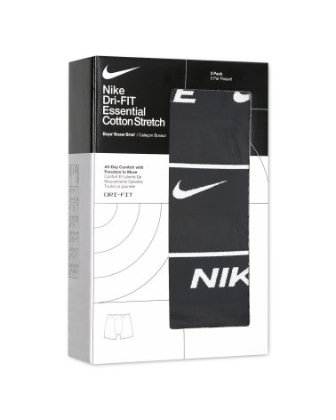 Nike set de boxers de algodón elástico 3 piezas