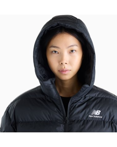 New Balance doudoune avec zip et capuche