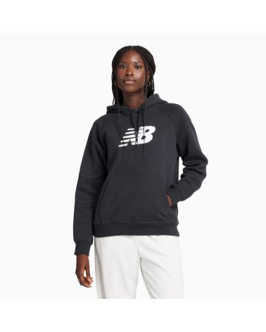 New Balance felpa con cappuccio e logo frontale