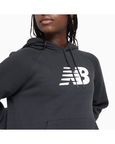 New Balance sudadera con capucha y logo frontal