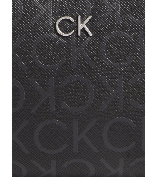 Calvin Klein billetera cremallera con logo