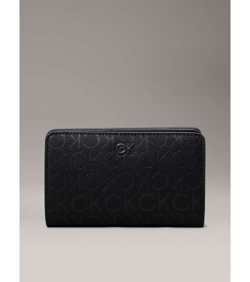 Calvin Klein billetera cremallera con logo