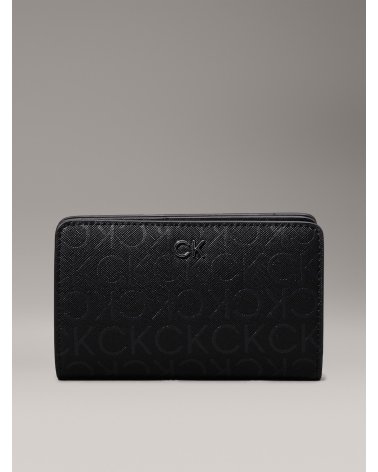 Calvin Klein billetera cremallera con logo