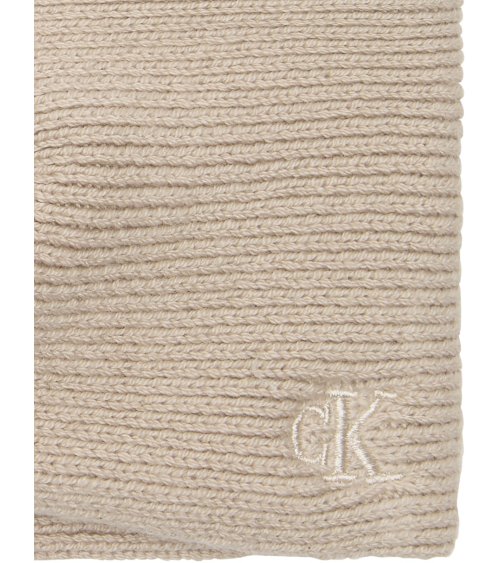 Calvin Klein gorro de canalé con logo
