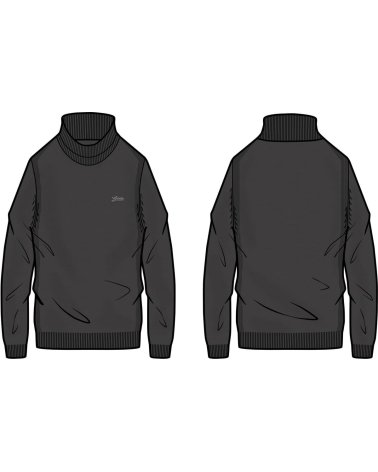 Guess sweat-shirt col roulé homme
