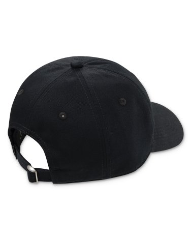 Converse cap with visor and adjustable closure