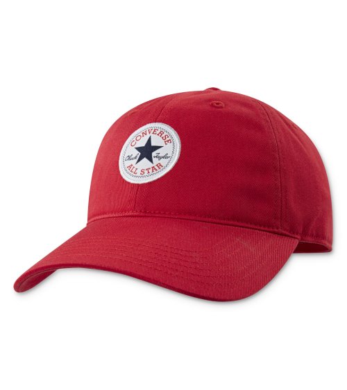 Converse cap with visor and adjustable closure