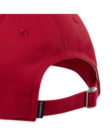 Converse cap with visor and adjustable closure