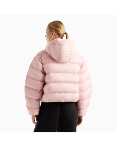 New Balance cappotto piumino con zip e cappuccio