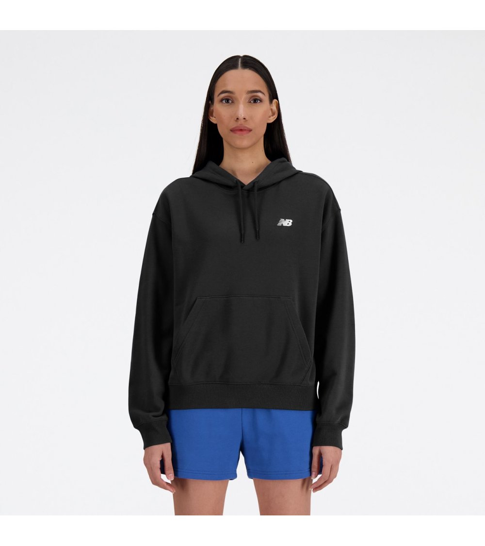 New Balance sudadera con capucha y bolsillo frontal