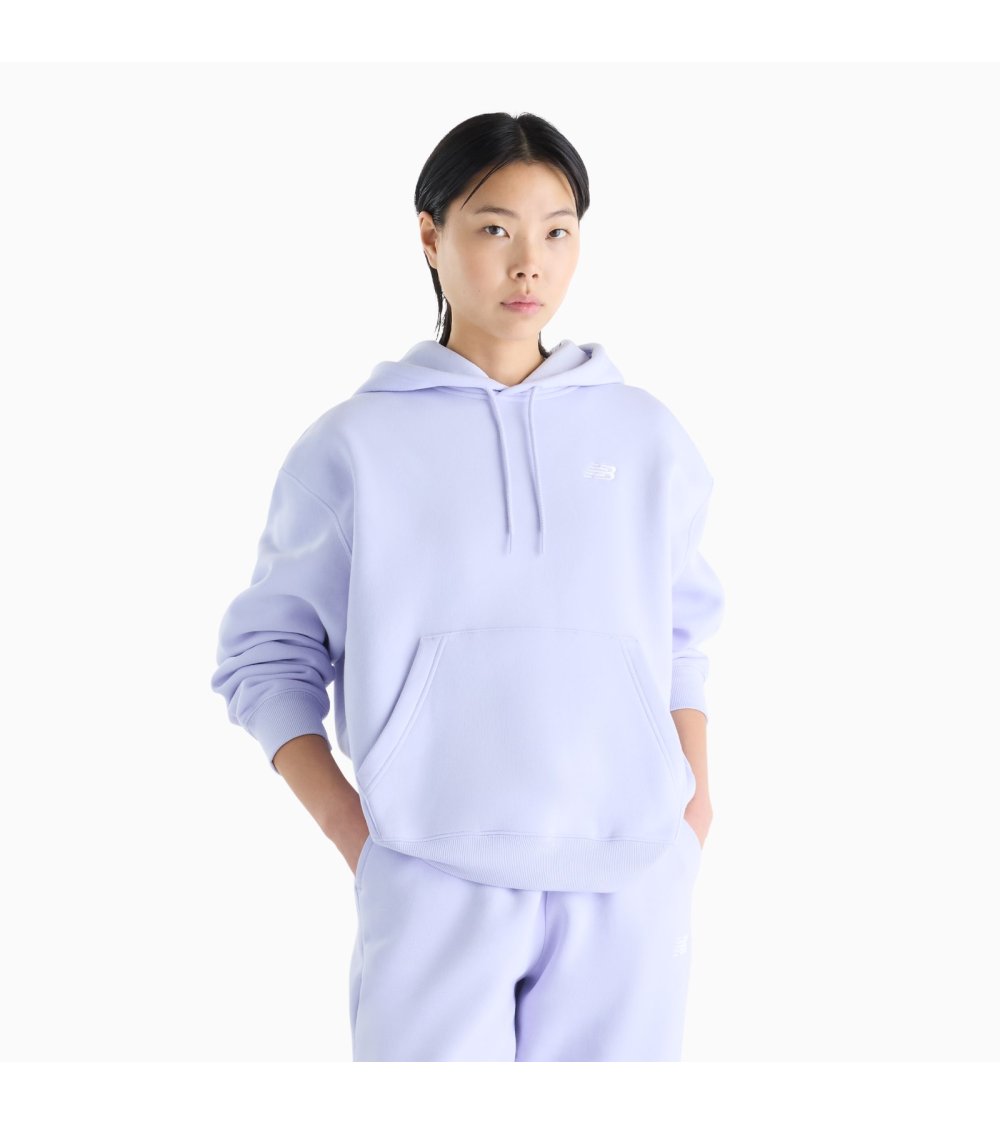 New Balance sudadera con capucha y bolsillo frontal